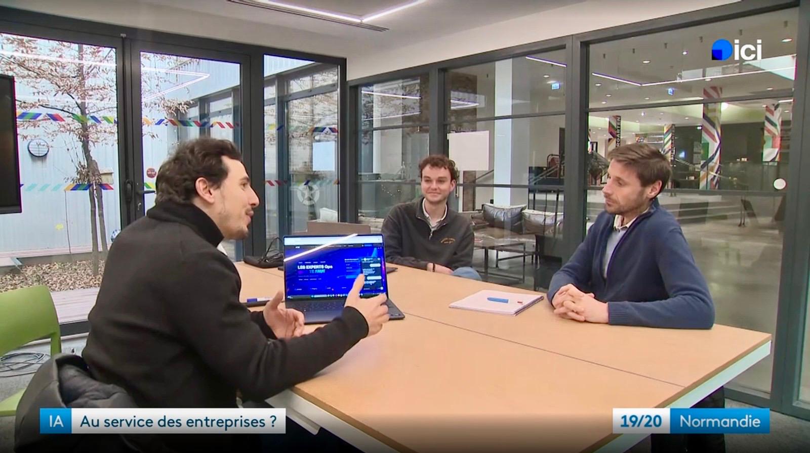9Squad dans le 19/20 de France 3 Normandie : l’IA au service des PME