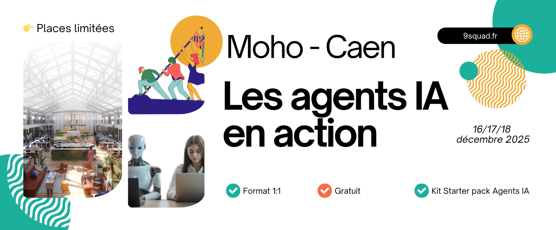 Illustration pour l'article : Les Agents IA en action : 3 jours au MoHo à Caen