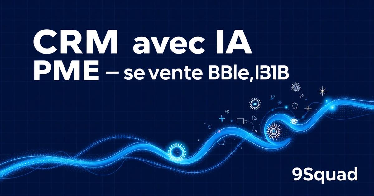 crm avec ia pme - CRM avec IA pour PME : les usages réellement utiles en vente B2B