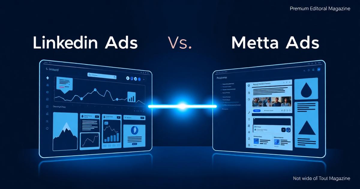 linkedin ads vs meta ads b2b - LinkedIn Ads vs Meta Ads pour le B2B en 2025 : lequel choisir ?