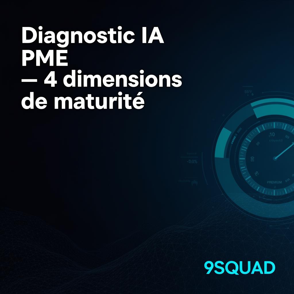 Illustration pour l’article : Diagnostic IA PME : comment évaluer votre maturité et prioriser les bons usages