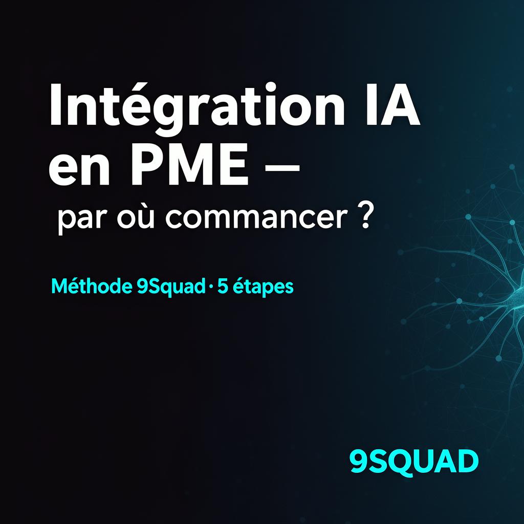 Illustration pour l’article : Intégration de l’IA en PME : par où commencer ?