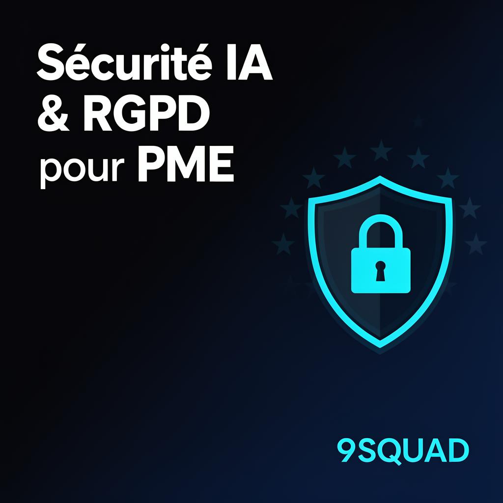 Illustration pour l’article : Sécurité IA & RGPD pour PME : cadre minimum et outils conformes